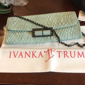 Ivanka Trump Clutch Mint Pearl